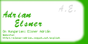 adrian elsner business card